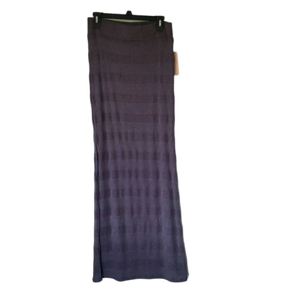 Threads 4 Thought Grey Pencil Knit Layered Skirt Size M | NWT Sustainable - Picture 1 of 8